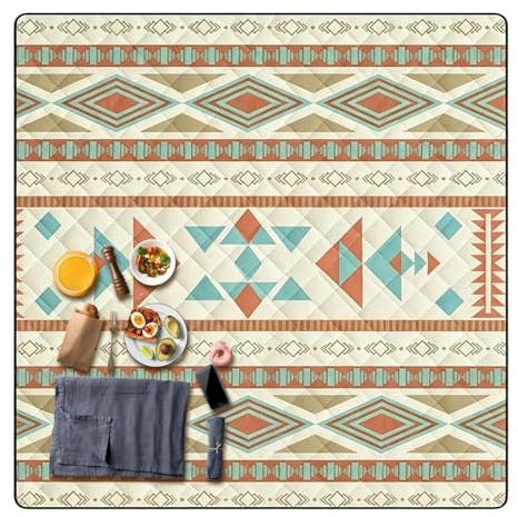 Coperte Da Picnic - Pieghevoli Impermeabili 200x200 Cm | Tappeto Da Campeggio Portatile Per Donne Uomini Famiglie Campo Estivo Festival Musicale Spiaggia Concerto Gioco Sportivo In Cortile Zaino