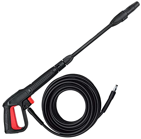 Bear Force Ersatz-Hochdruckreiniger-Sprühpistole mit Strahllanze und 10 m Schlauch, kompatibel mit Bosch, AR Blue Clean, Black & Decker