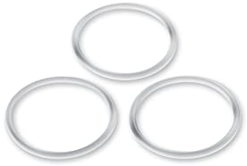 SIOUX O-Ring Ø 39 x 3mm, Premium Silikon, BPA-frei, transparent, 10 Stück