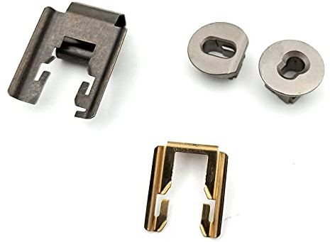Due molle fermi con due boccole di fissaggio per supporti per vassoi per forni pirolitici compatibili con forni Bosch e Balay - 626210