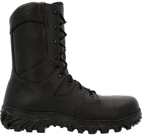 ROCKY Women's Code Red Rescue NFPA Rated Composite Toe Fire Boot, Black, Size 9(M)