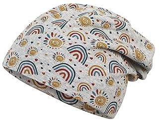 Sterntaler Baby - Mädchen Mütze Baby Beanie Mütze Regenbögen, mehrfarbig, 53