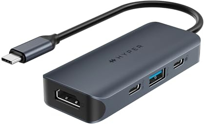 Hyper Drive Next 4-port USB-C Hub, portable travel essential and connectivity solution for creators, video editors, photographers and more