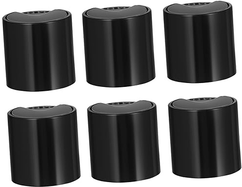 Baluue 6st Plastflasklock i Läckagesäkra Och Att Installera Passar De Flesta Flaskor För Kroppslotion Och Kosmetika För Förvaring Och Reseanvändning