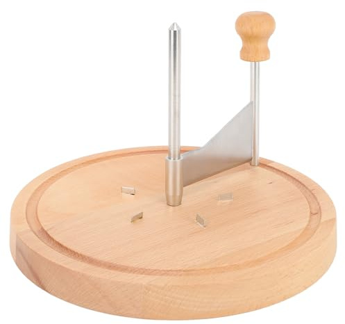 Cheese Flower Cutter Cheese Curler Professional, Ergonomic, for Hard Cheeses, Premium Beech Wood & Stainless Steel, Easy to Clean, Convenient Storage