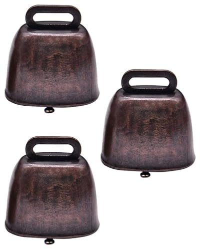 KGDUYC Campana in Metallo Antico, per Mucca, Cavallo, Pecora, Rame, Bronzo Rosso