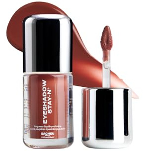 Sacheu Liquid Eyeshadow STAY-N Longwear Eye Makeup — Buildable Highly Pigmented & Blendable Eye Shadow Cream in Matte & Shimmer Finishes (Sp-ICE)