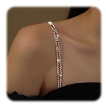 FloralGrace Bretelles de Soutien-Gorge Strass, Bretelles Réglables Brillantes, Antidérapantes et Élégantes, Parfaites pour Robes et Hauts, Idéales pour Mariages et Événements(C-Or)