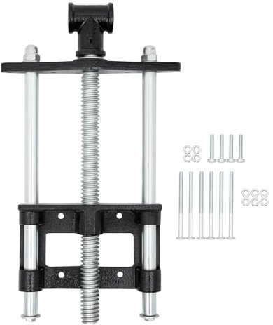 Holzschraubstock Professionelle 7 Zoll Holzbearbeitungstischklemme Heavy Duty Tischklemme Holzbearbeitung Tischschraubstock Metallschraubstock Clip Vorderzange für Hobelbank