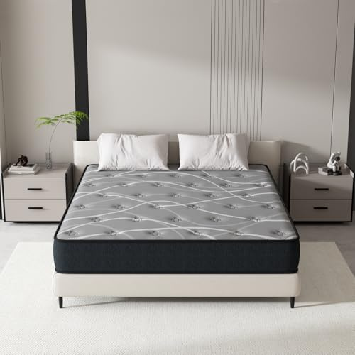 DEWINNER Colchon 90 x 190 | Altura 22 cm | Espuma Viscoelástica | Confort Ergonómico y Transpirable | Firmeza Media | Ideal para Dormitorio o Cama Individual