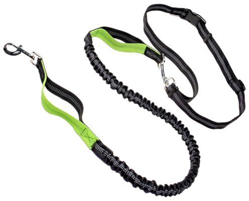 YIXANNX Pet Dog Cat Leash With Adjustable Waist Belt Durable Polyester And Zinc Alloy Multifunctional Jogging Dog Leash