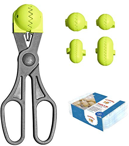 La croquetera Pack- Pelle multifonction couleur pistache – 4 Moules interchangeables pour masse + Pack 20 plateaux conservation – 100% espagnol : patenté et fabriqué en Espagne