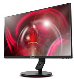 Ozone Gaming OZDSP25 Monitor, Diseñado para Gaming, Pantalla 1920 x 1080 Full HD, Monitor AMD Freesync y Nvidia G-Sync, Base Sólida, 1ms, 144hz, Freesync, HDR, HDMI, Negro, 24