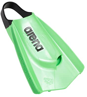 arena Powerfin Pro II Schwimmbad-Trainingsflossen, Schwimmflossen für Erwachsene, Flossen aus 100% Silikon, Komfortable Kurzflossen für das Schwimmbad