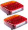 ETUKER 2x Luces Remolque Traseras LED 12V 5Functiones Impermeable ECE R10 EMC Piloto Traseros Led Remolque Homologados