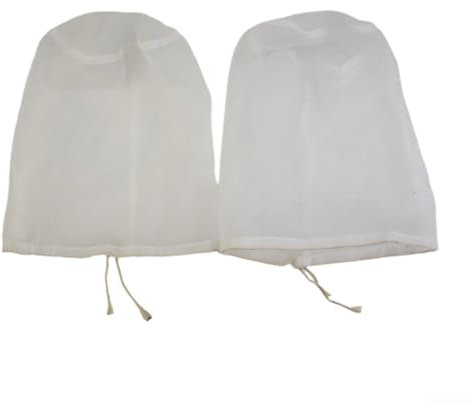 Pratico sacchetto filtrante per zuppe, gelatina, latte di noci, maglia fine, 20 x 30 cm, confezione da 2 (100)