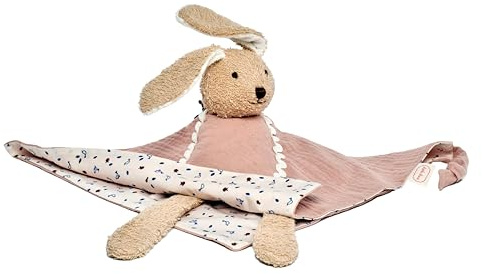 Käthe Kruse Hedi Hase I 2in1 Schmusetuch und Kuscheltier für Kinder ab 0 Jahre I Waschmaschinenfestes Baumwollfrottee-Kuscheltier inkl. Musselin-Tuch