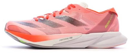 adidas アディゼロ ジャパン 8 MDF88 Zapatillas para Correr para Mujer, Rosa Spark/Aurora Metálica/Rojo Solar (ID3632), 39 EU