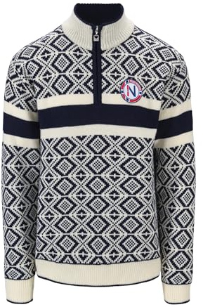 Dale of Norway Team Norway Cortina Men’s Sweater - High Neck Sweater for Men
