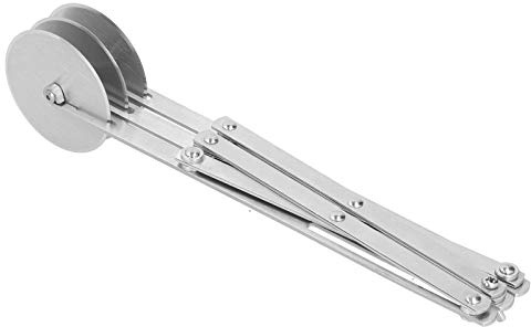 Rotella tagliapizza, tagliapasta multiruota Utensili per pizza espandibili in acciaio inossidabile per dolci, biscotti e torte (3 ruote)