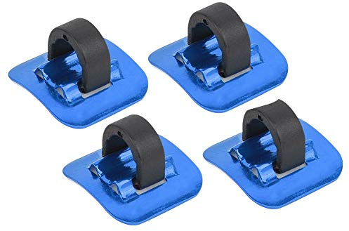 Keenso 4 Pcs Boucle de Cadre de Vélo, Clips de Câble de Vélo Pinces de Guide de Tuyau Câble de Frein de Vélo Adaptateur Cadre de Vélo pour Dérailleur de Frein (Bleu)