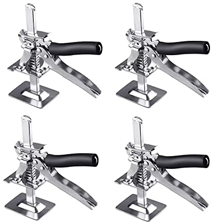 Eidoct 4 Packs Hand Lifting Tool Jack, Arm Hand Tool Jack Set, Labor-Saving Arm, Door Panel Lifting Cabinet Jack, Easy to Use, Best Gifts for Father Husband Men (Style A *4)