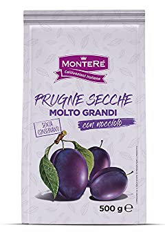 Prugne secche molto grandi con nocciolo 500 g Monte Rè