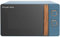 Russell Hobbs RHMM713BL 17 L 700 W Scandi Compact Blue Manual Microwave with 5 Power Levels, Wood Effect Handle & Dials, Timer, Defrost Setting, Easy Clean