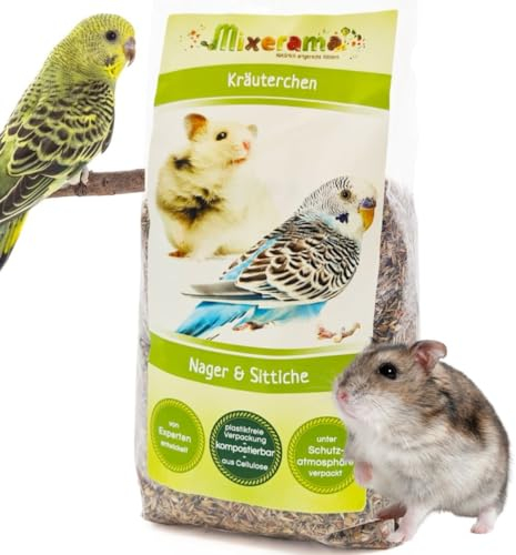 Mixerama Kräuterchen - Ergänzung zum Futter für Ratten Mäuse Zwerghamster und Sittiche