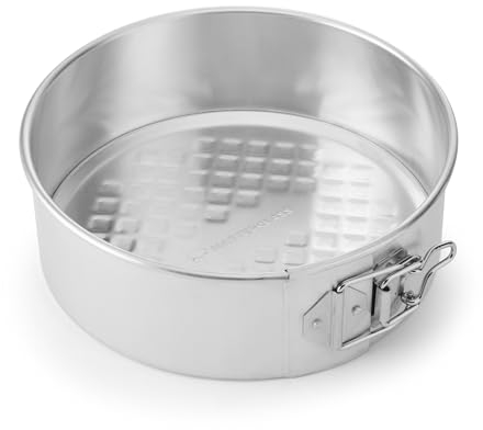 MasterClass Recycled Aluminium Springform Cake Tin, Round Baking Tin for Cakes, 2cm / 8” Cake Tin | Superior Heat Distribution & Warp Resistant