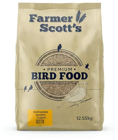 Farmer Scott's Sunflower Hearts 12.55KG - Garden & Wild Bird Feed