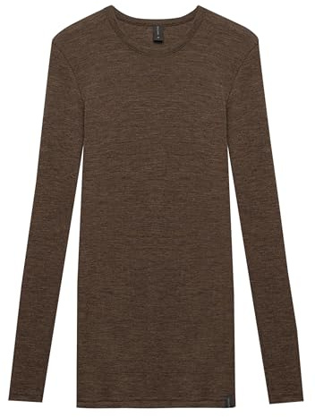 Dilling Damen Oberteil aus Merinowolle - Haselnussbraun 42
