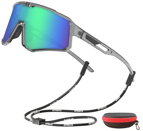 DUKZURA Cycling Glasses for Men Women Youth Polarized Sports Sunglasses UV400 Protection Sunglasses for Cycling Running Fishing Baseball Hiking Sunglasses