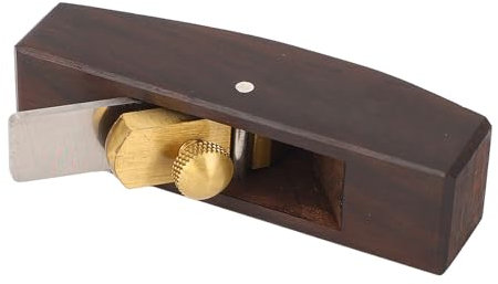 SEAFRONT Mini Rabot à Bois, Rabot Manuel en ébène pour le Rabotage, le Chanfreinage, le Lissage et la Finition de Surfaces Planes