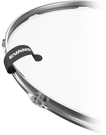 Evans Atténuateur MINEMAD pour caisse claire et toms - Accessoire pour peau de tambour