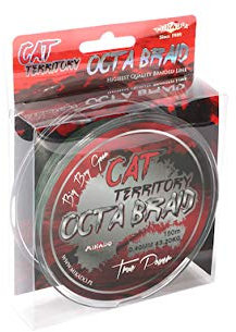 Mikado Geflochtene Schnur CAT Territory Octa Braid Wels Wallerschnur 0,40mm-0,70mm stark! (150m/0,40mm/43,20kg/grün)