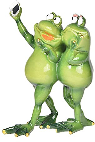 Sungmor Creative Frog Figurines - Fun Collectibles for Home and Garden, Miniature and Resin Frog Statues for Desk Decor