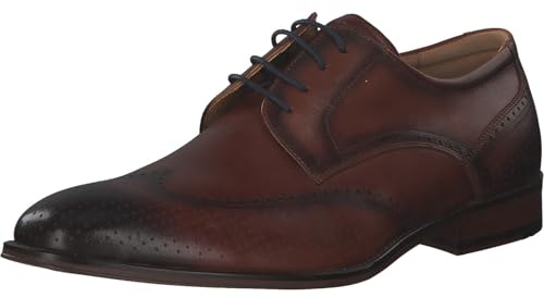DIGEL Chaussures de costume et d'affaires Selleng, cognac, 43 EU