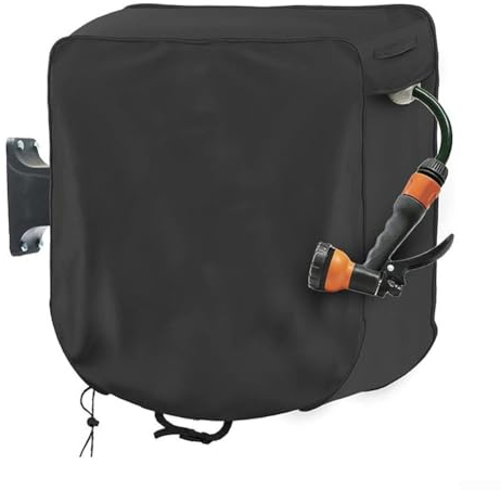 Robuste Schlauchtrommel-Schutzhülle schützt vor Staub, Schmutz und Wetter