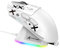 LexonElec x ATTACK SHARK X11 Wireless Gaming Mouse with RGB Magnetic Charging Dock, Wired/2.4G/BT, 22K DPI,Ultralight 59g Tri-Mode Gaming Mouse with Tape,PixArt PAW3311 Sensor for PC/Mac-White&Tape