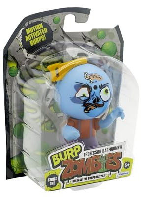 Burp Zombies | Sammelfiguren Scherzartikel Professor Barfolomew Serie 1| 10 Witzige, Realistische Rülpser | Geschenke & Lustiges Spielzeug für Kinder ab 5, Wichtel Geschenk Lustig | 8 zum Sammeln