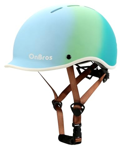 Kids Bike Helmet, OnBros Lightweight Children Bike Helmet, Helmet Kids for 4-12 Years Girls and Boys(51-55cm)