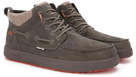 WALK IN PITAS | KENT | Stivali casual da uomo | Stivaletti in pelle| Scarpa urbani | Mocassini | Nautiche invernali | Sneakers Casual | Calzatura Senza lacci | Calzature Walkinpitas | Tortola | 42