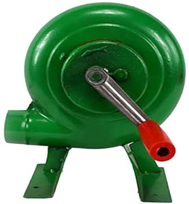 JOUFNING Briquets À Charbon Forge BBQ - Forgeron Manuel Forge Souffleur, Camping Activateur pour Barbecue, Grille D'allume-Charbon pour Ventilateur De Barbecue(350W)