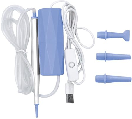 Lápiz de Pintura de Diamantes Electrónico, Lápiz para Pintar Arte con Diamantes al Vacío Bolígrafo de Pintura de Diamante Eléctrico para Pintura de Diamantes, Decoración de Uñas (Azul)