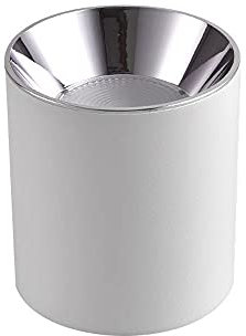 Faretto Moderno, faretto da Superficie, faretto d'accento, Illuminazione per Quadri da Galleria, faretto direzionale per Isola Cucina, Lampada da soffitto in Alluminio Bianco per Interni.