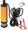 Xastro DC 12V 38mm Ölpumpe Wasser Pumpe Transfer Pumpe Transfer Pumpe diesel Diesel Tauchpumpe Treibstoff Transfer Mit herausnehmbarem Filter Schlauchklemme für Auto, KFZ, Marine Boot,Caravan