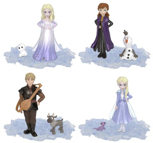 Mattel Disney Frozen Toys, Ice Reveal Kleines Puppenset mit 1 Puppe, Squishy Ice Gel & 6 Überraschungen inklusive Freund Figur & Spielfiguren (Puppen können variieren)