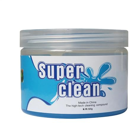 Gel de limpieza de coche, herramienta de detalles automotrices, gel de limpieza interior de 160 g, perfecto para rejillas de ventilación, salpicadero, consola, volante, accesorio de detalle eficiente