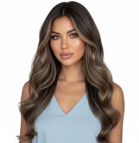 Postiches Cheveux Bouclés pour Femmes | Perruque Ondulée Naturelle de 46 Centimètres | Pièce De Cheveux Réaliste | Pour Femmes Mariées Étudiantes Travailleuses Mariage Bureau